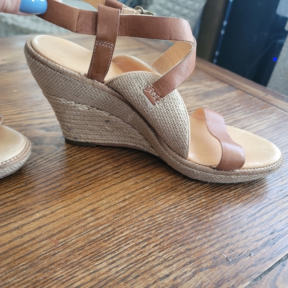 TIMBERLAND Strappy Espadrille Wedges Size 9 - Picture 2 of 6